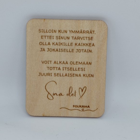 Product image of  Runomagneetti - Totta itsellesi