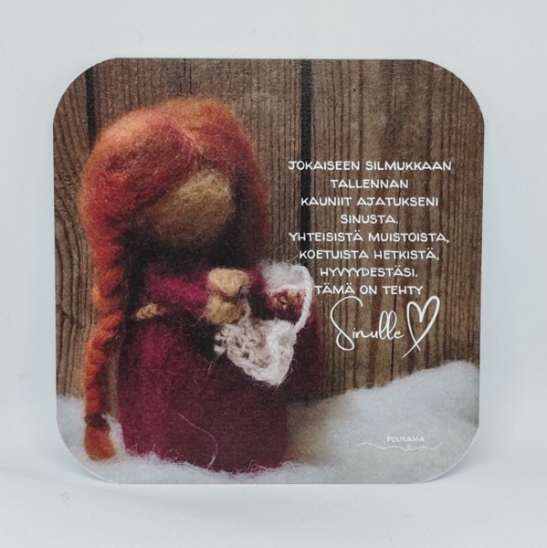 Product image of  Runokortti 10x10 cm - Tämä on tehty sinulle