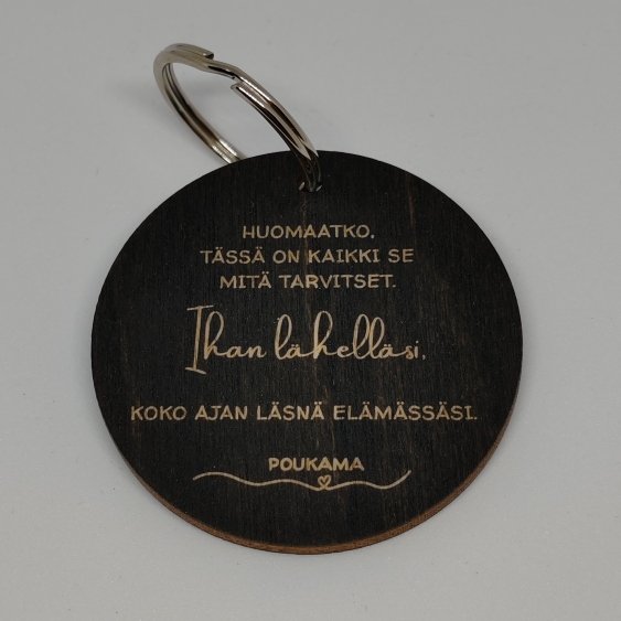 Product image of  Avaimenperä - Ihan lähelläsi (musta)