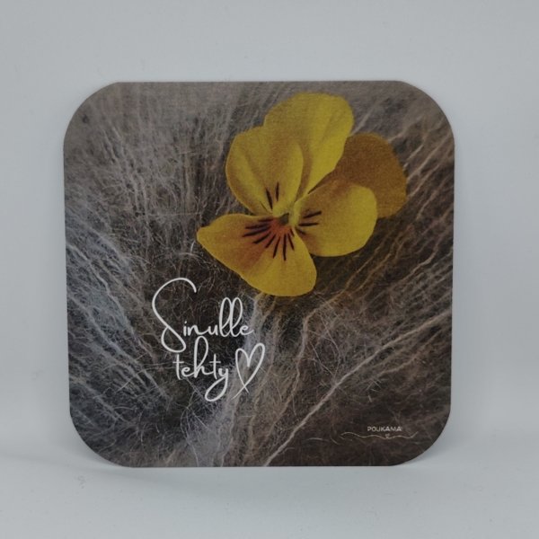 Product image of  Runokortti 10x10 cm - Sinulle tehty (orvokki)