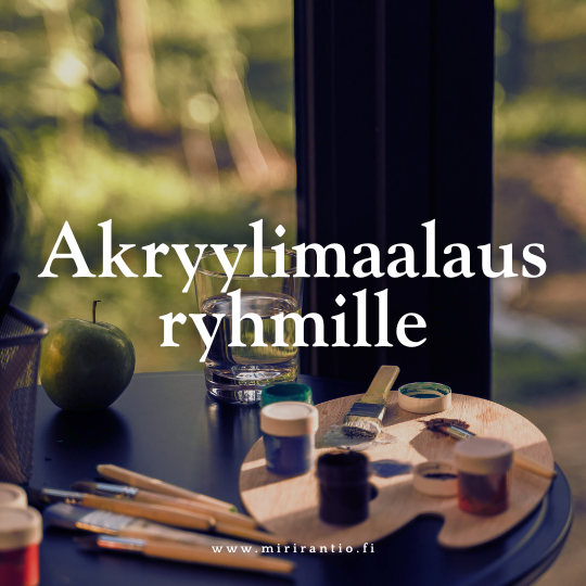 Product image of  Akryylimaalaus ryhmille (max. 20hlö)