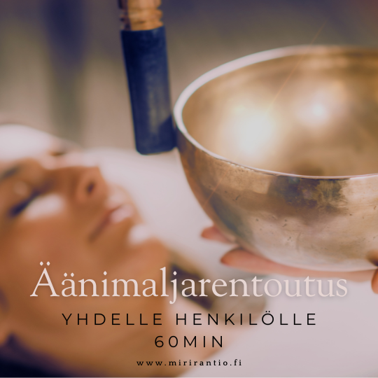 Product image of  Äänimaljarentoutus - 1hlö (60min)