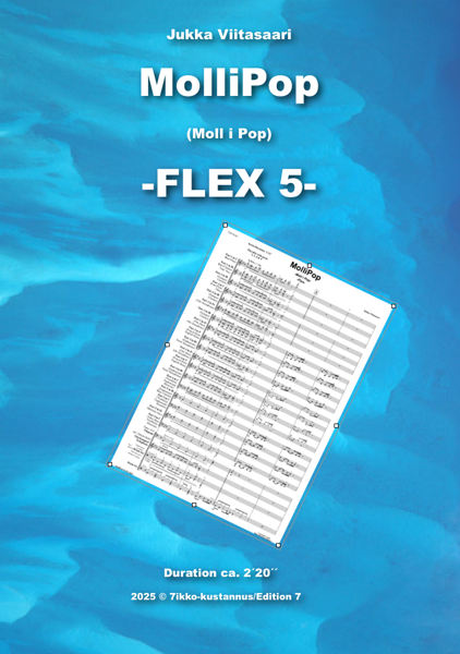 Product image of  MolliPop (FLEX 5 for winds) by Jukka Viitasaari ca. grade 3+