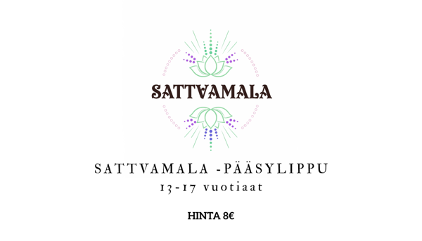 Product image of  Sattvamala-festival -pääsylippu (13-17 vuotiaat)