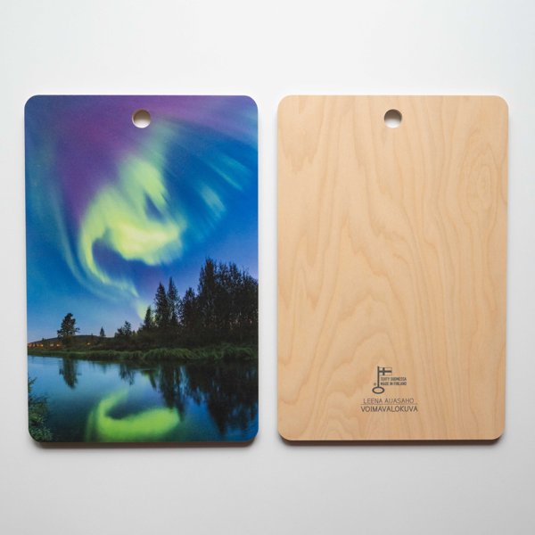 Product image of  Leikkuulauta - revontulet Heikinsilta Ylläs