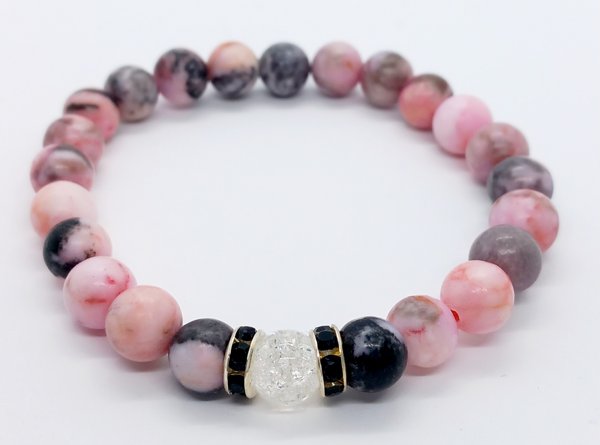 Product image of  Pink Opal rannekoru, 16-17cm
