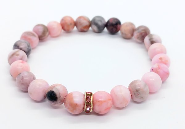 Product image of  Pink Opal rannekoru, 16-17cm