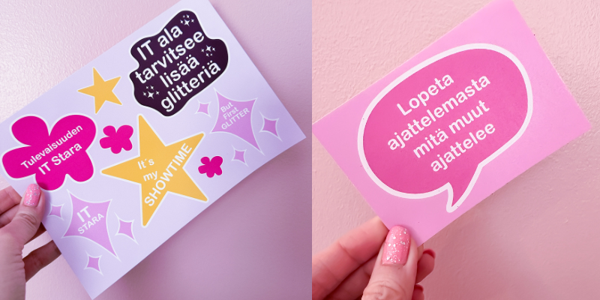 Product image of  Tarrapaketti vaaleanpunainen