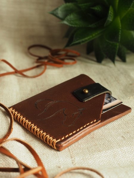 Product image of  Korttikätkö - nahkainen korttikotelo