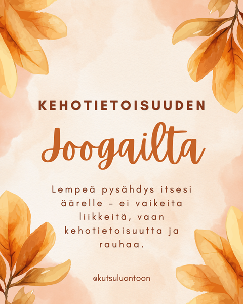 Product image of  KERTALIPPU: Kehotietoisuuden joogailta – lempeä matka itseesi