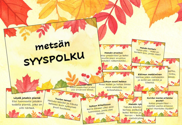 Product image of  🍂 Metsän syyspolku -rastirata
