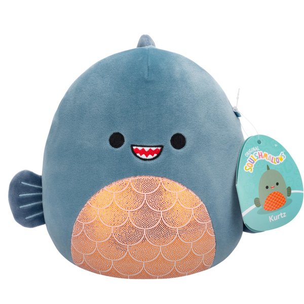 Product image of  Squishmallows 19 cm Kurtz Piranha