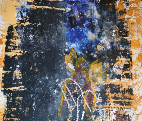 Product image of Keijut, sekatekniikka paperille, 52 x 44 cm