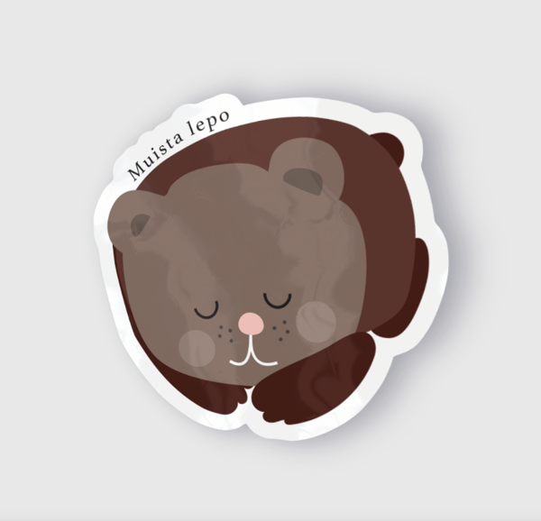 Product image of  Pilkkuraita - tarra / Nalle