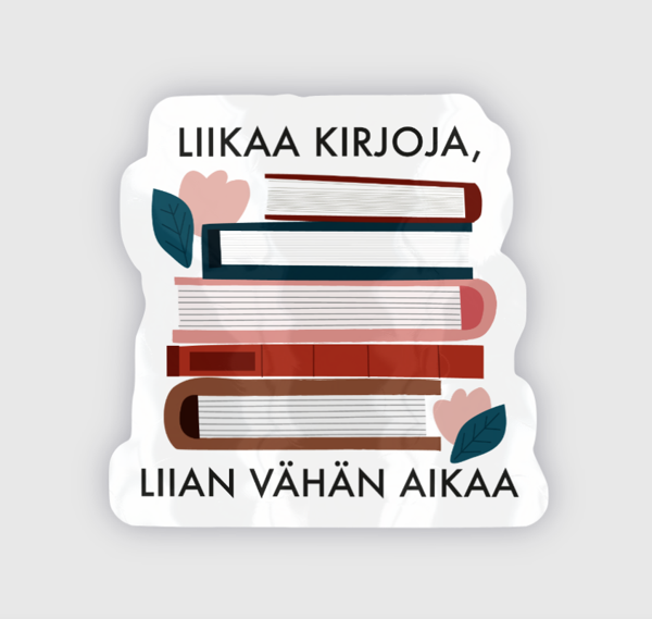 Product image of  Pilkkuraita - tarra / Kirjat
