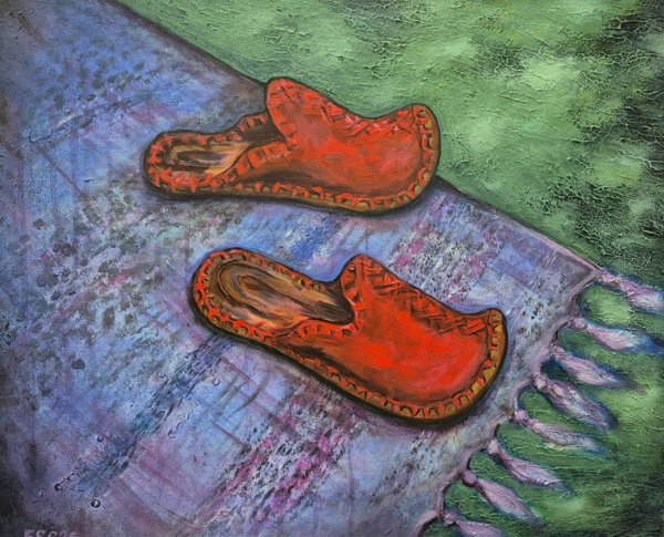 Product image of  Niin paljon tehtävää (2025), akryylimaalaus