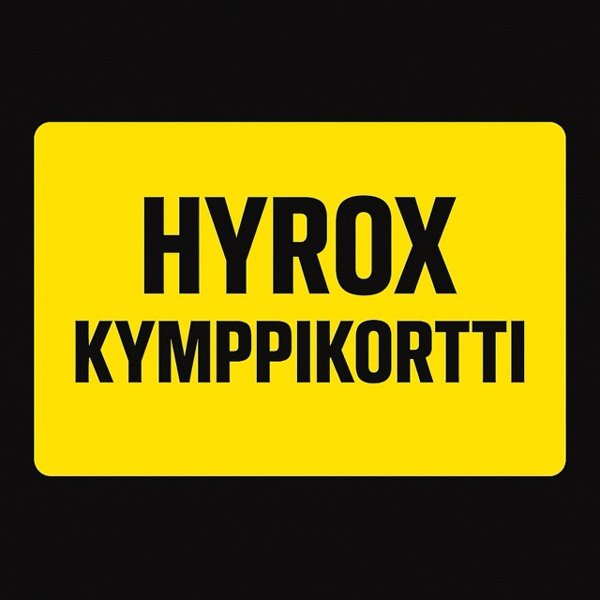 Product image of  AVAJAISTARJOUS HYROX KYMPPIKORTTI (Pirkkala & Lempäälä)