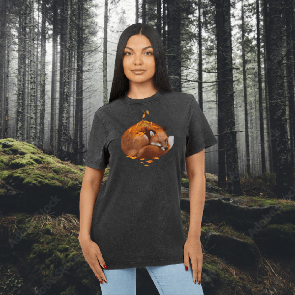 Product image of  Kettu kerällä - yhteistyöpaita @ Havukettu & Frog Pond
