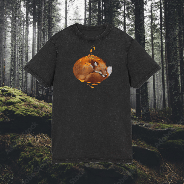 Product image of  Usva - Kettu kerällä - yhteistyöpaita @ Havukettu & Frog Pond