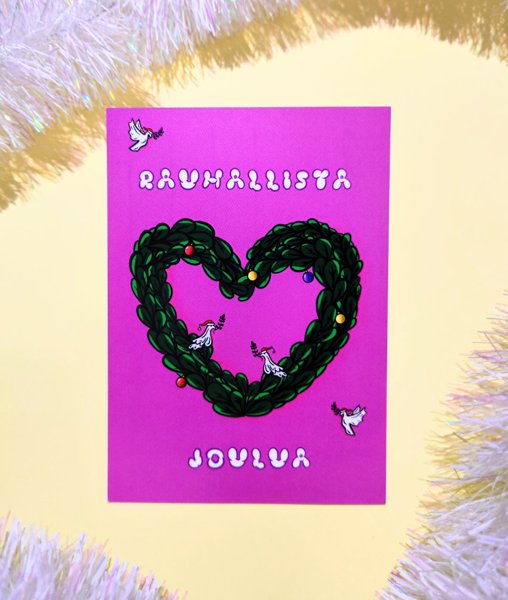 Product image of  Rauhallista joulua -joulukortti