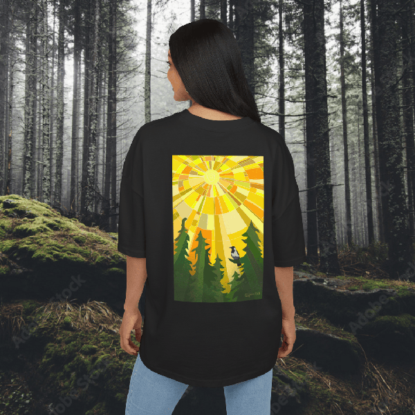 Product image of  MOSS T-Paita / Oversized logolla @havukettu