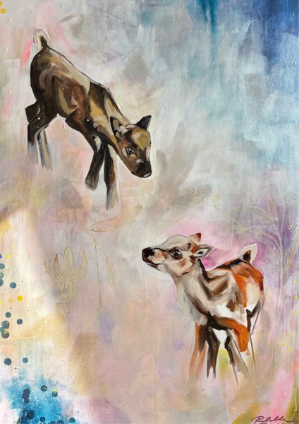 Product image of ”Kuukene kullakene” A3 juliste