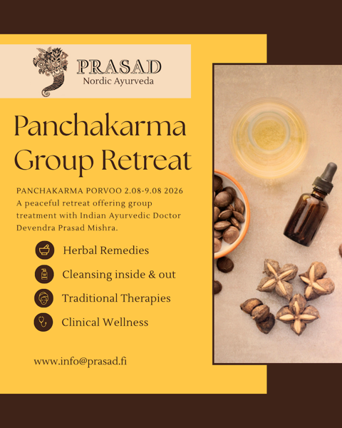 Product image of  PANCHAKARMA PORVOO 2.8-9.8 2026