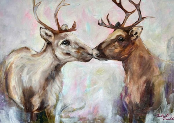 Product image of "Vain 2 poroa” A3 juliste