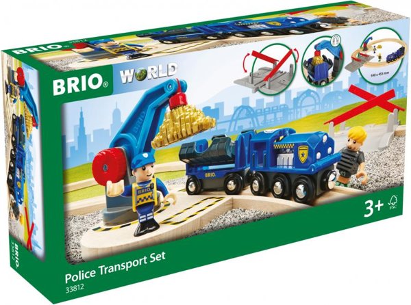 Product image of  Brio Poliisi Kultakuljetussetti FSC-100%