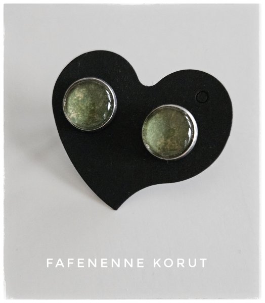 Product image of Vihreä Art nappikorvakoru