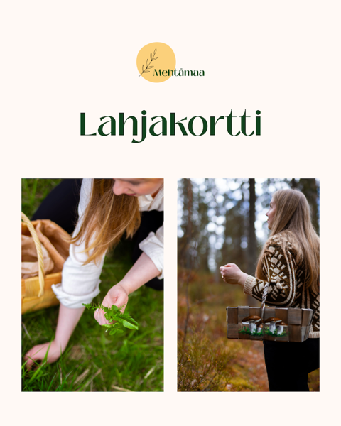 Product image of  Lahjakortti villiyrtti- tai sienikurssille 2026