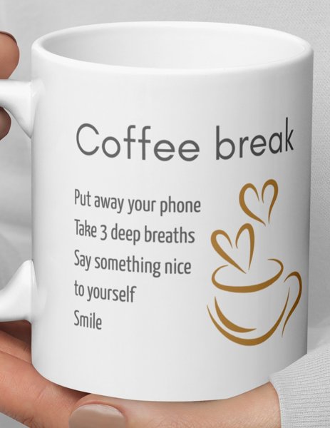 Product image of  Coffee Break- Mugg – En påminnelse om att pausa.
