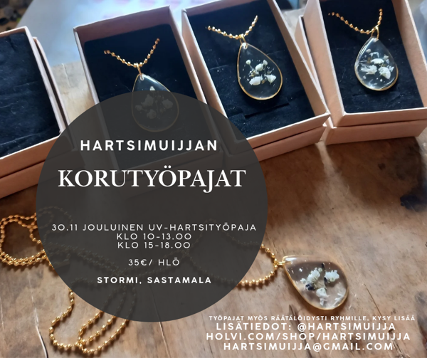 Product image of Hartsimuijjan jouluinen korutyöpaja 16.8 klo 10-13