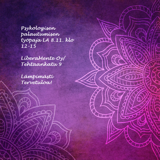 Product image of  Psykologisen palautumisen työpaja