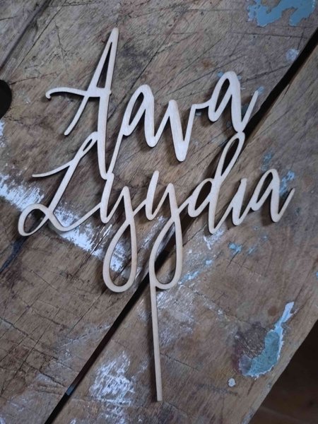 Product image of  VARAUS SLOTTI Kakkukoriste omalla tekstillä