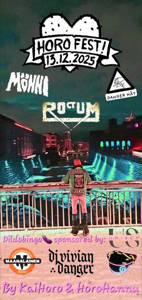 Product image of  Ennakkolippu: Horofest! Mönni, Roctum, Danger Håt