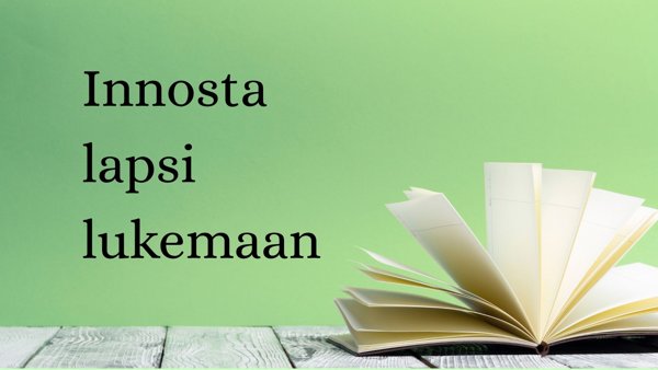 Product image of  Innosta lapsi lukemaan -verkkokurssi