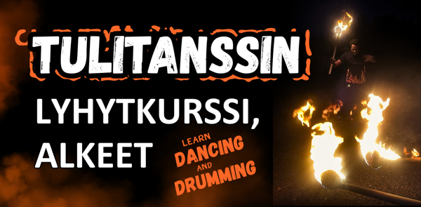 Product image of TULITANSSIN ALKEISKURSSI / FIRE DANCE BEGINNERS' COURSE