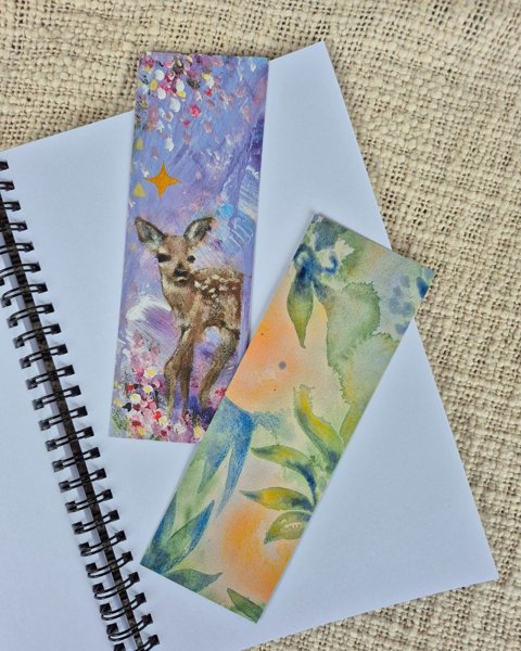 Product image of  2 kirjanmerkkiä (bambi ja appelsiini)