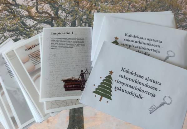 Product image of  Sukututkijan inspiraatiokortit