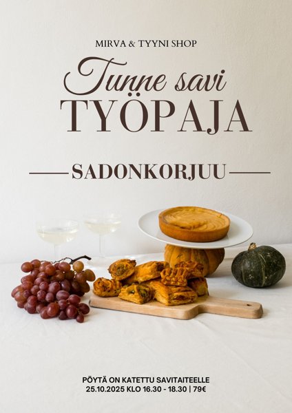 Product image of  Tunne savi - sadonkorjuun yhteisöveistos 25.10.2025