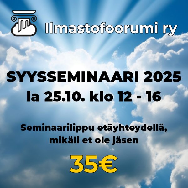 Product image of  Syysseminaari 2025 etäyhteydellä, mikäli et ole jäsen