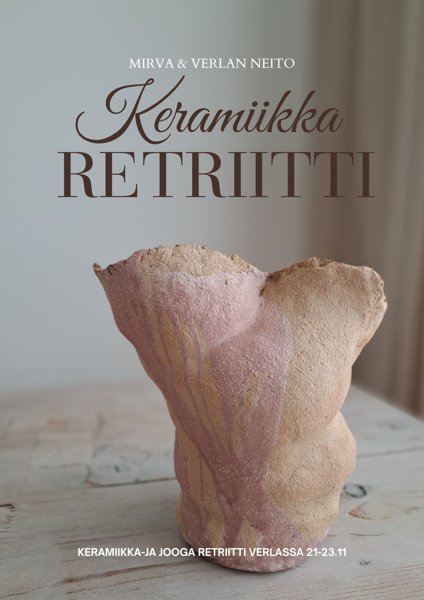 Product image of  Keramiikkaretriitti - luovaa elämää 21-23.11.2025