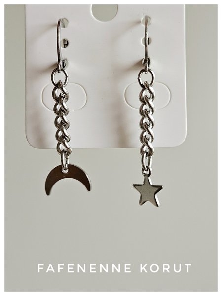 Product image of Kuu&tähti korvarenkaat