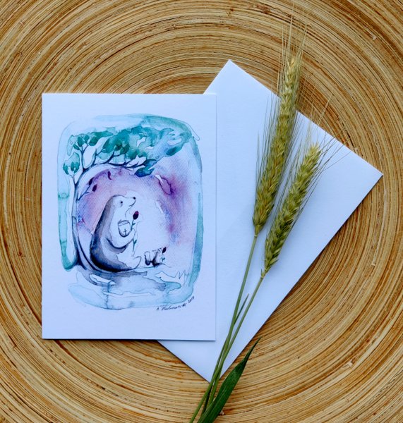 Product image of 2-osainen Rippikortti kirjekuorella
