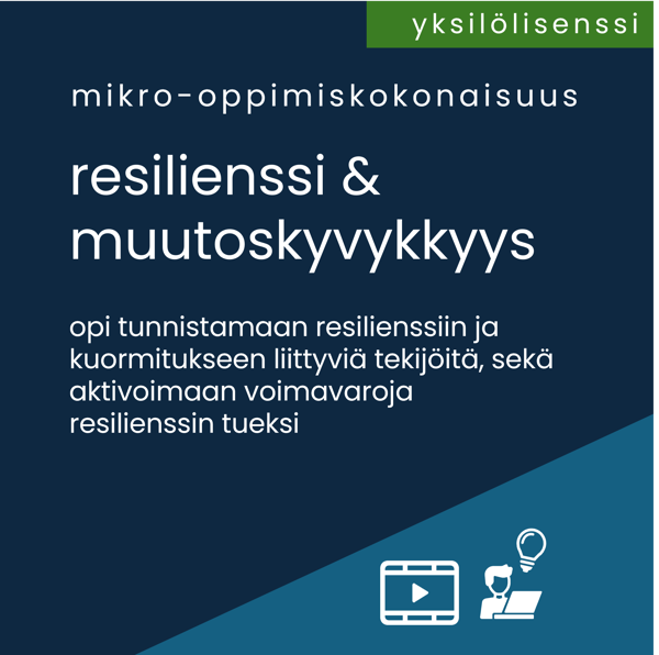 Product image of  Resilienssi & muutoskyvykkyys - yksilölisenssi/hlö