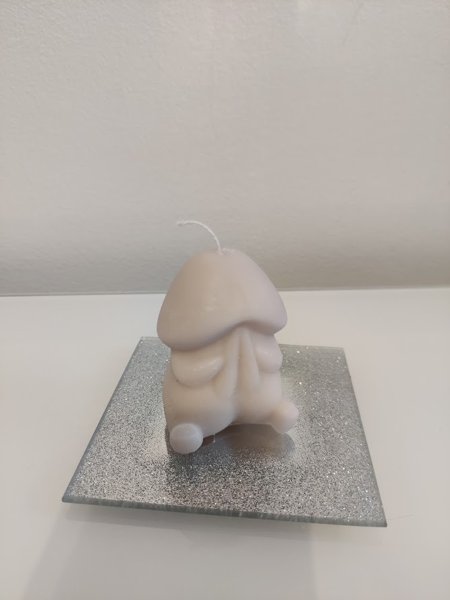 Product image of  Söpö beige pippelikynttilä