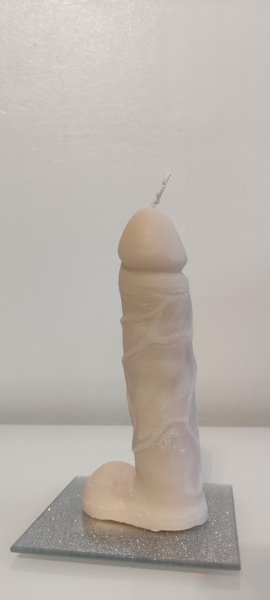 Product image of  Iso beige peniskynttilä