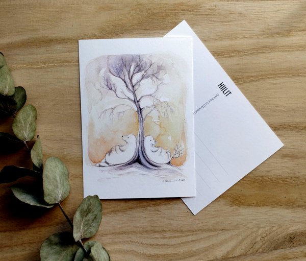 Product image of  Puunjuurella postikortti
