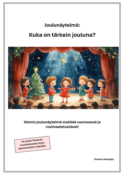 Product image of  ✨ Joulunäytelmä: “Kuka on tärkein jouluna?”